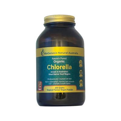 BioGenesis Natural Australia (Glass) Organic Chlorella Tropical Powder 200g
